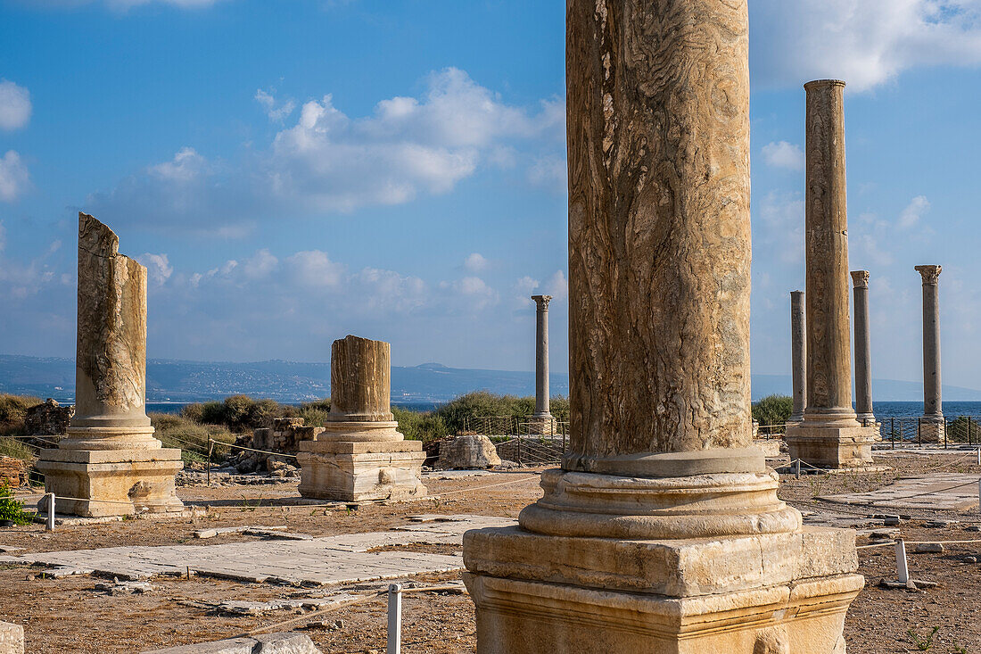 Archäologische Ausgrabungsstätte Al-Mina, Tyrus (Sour), Libanon.