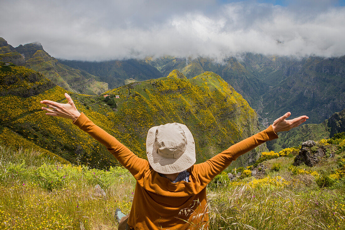 Landscape from ER110 road, Madeira, Portugal