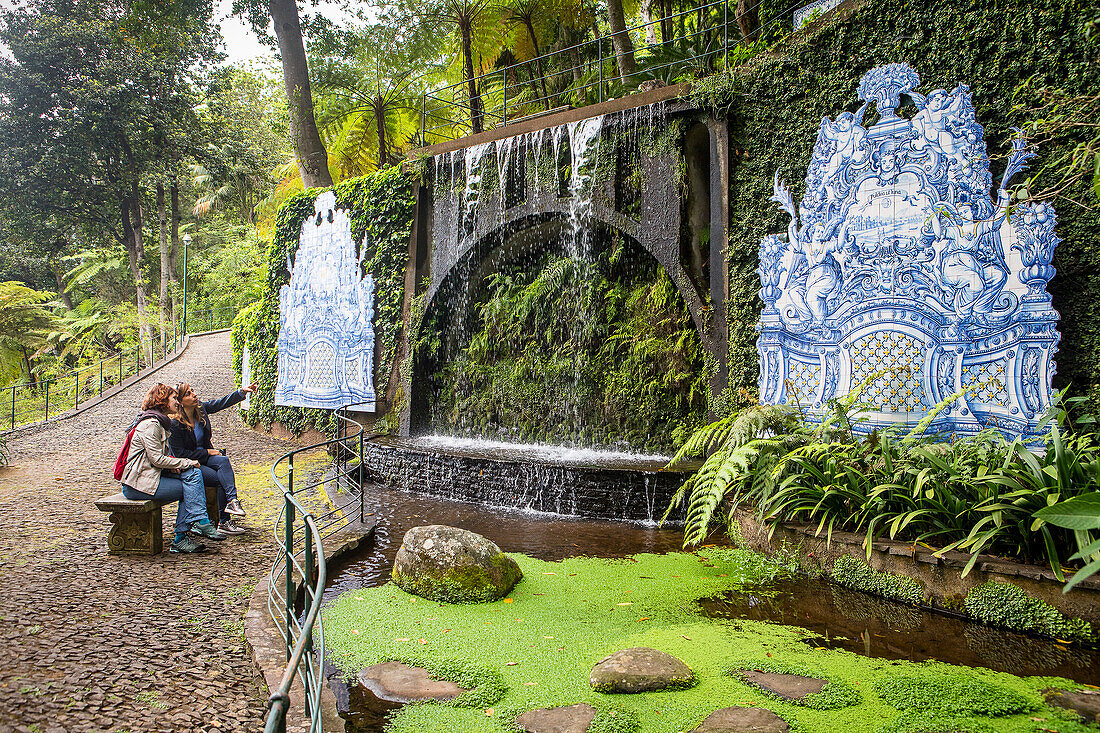 Tropischer Garten des Monte Palace, Madeira, Portugal