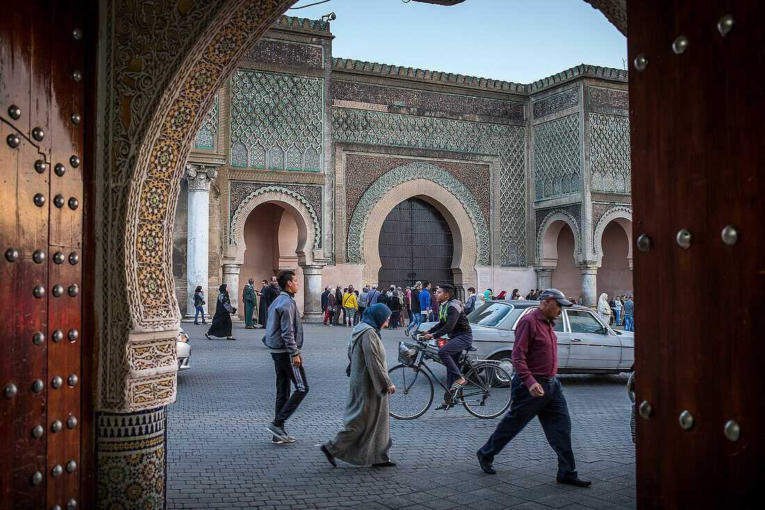 Bab el-Mansour gate, Meknes. Morocco