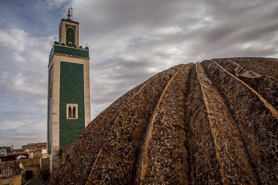 Minarett der Großen Moschee. Meknes. Marokko