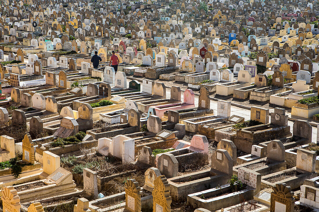 Cemetery, next to Kasbah of the Udayas, Rabat. Morocco