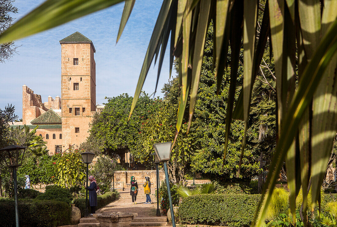 Andalusische Gärten, Kasbah der Udayas, Rabat. Marokko