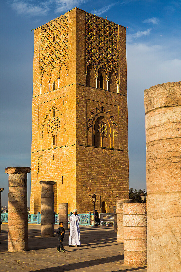 Hassan Tower, Rabat. Morocco