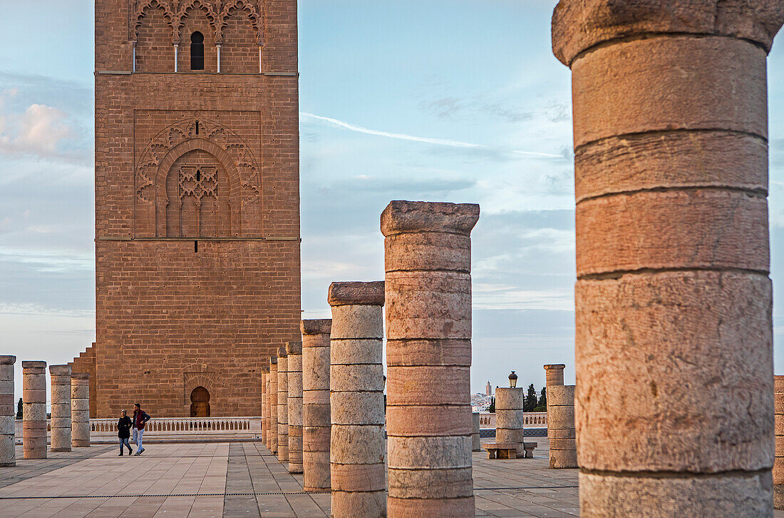 Hassan Tower, Rabat. Morocco