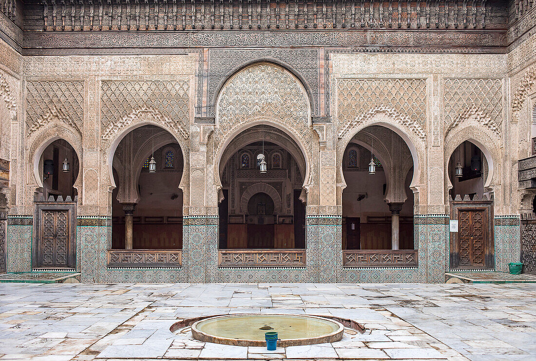 Medersa oder Madrasa Bou Inania, Fez el Bali, Fez, Marokko