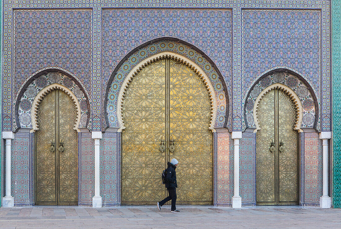 Königlicher Palast, Dar al Makhzen, Fes el Jedid, Fes, Marokko