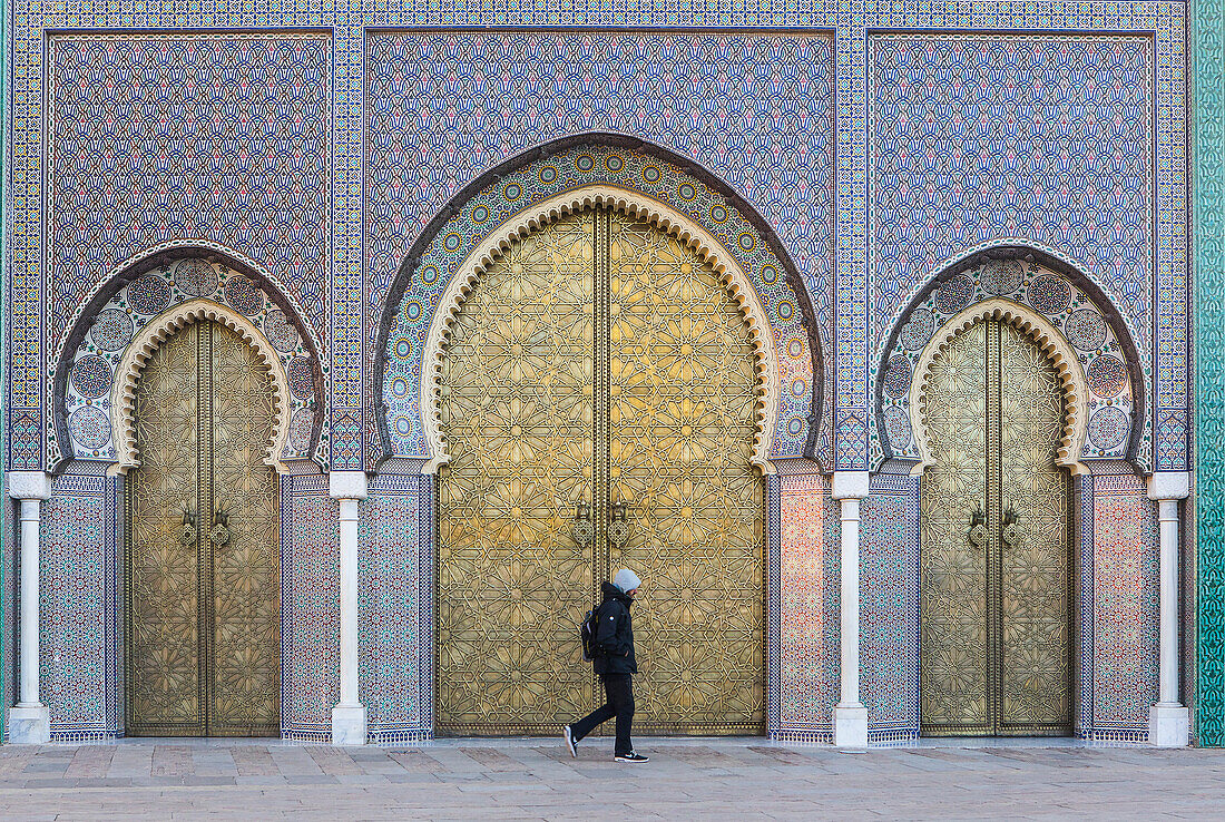 Royal Palace, Dar al Makhzen, Fez el Jedid, Fez, Morocco