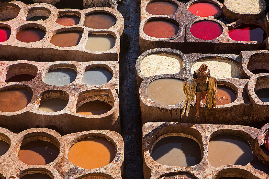 Chouwara tanneries. Fez. Morocco