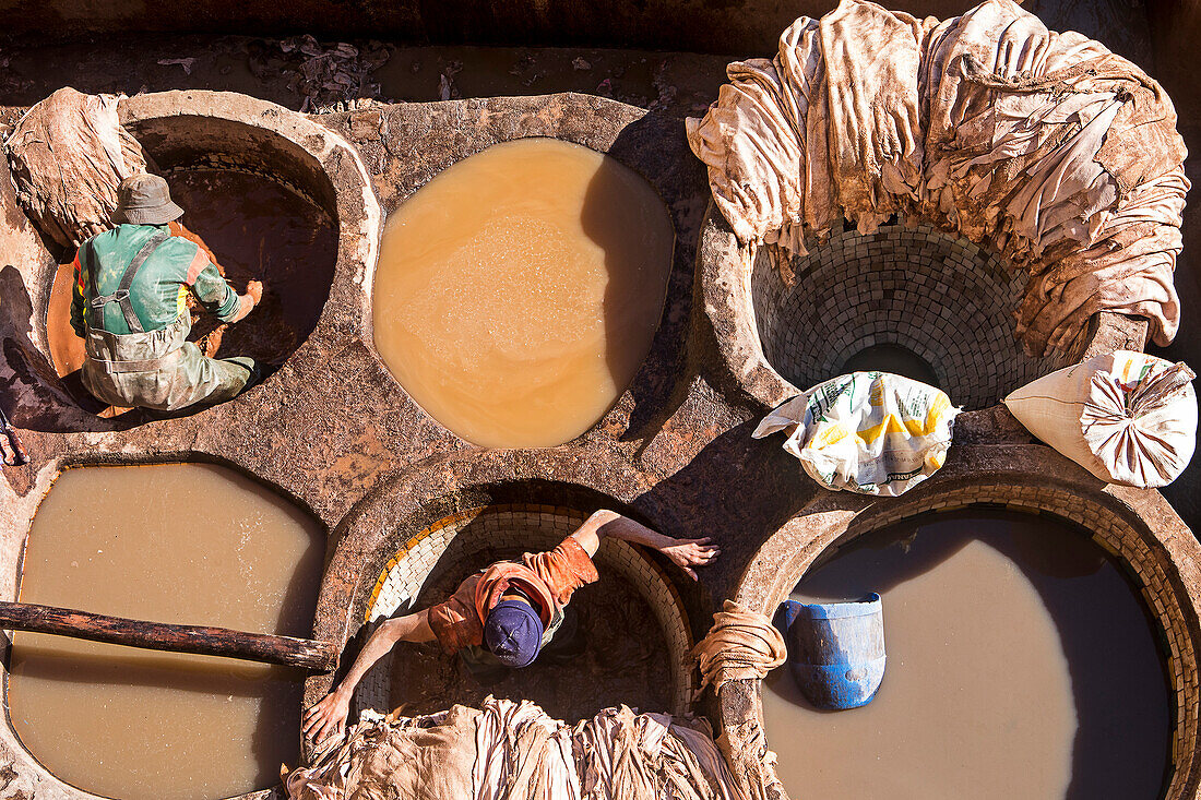 Chouwara tanneries. Fez. Morocco