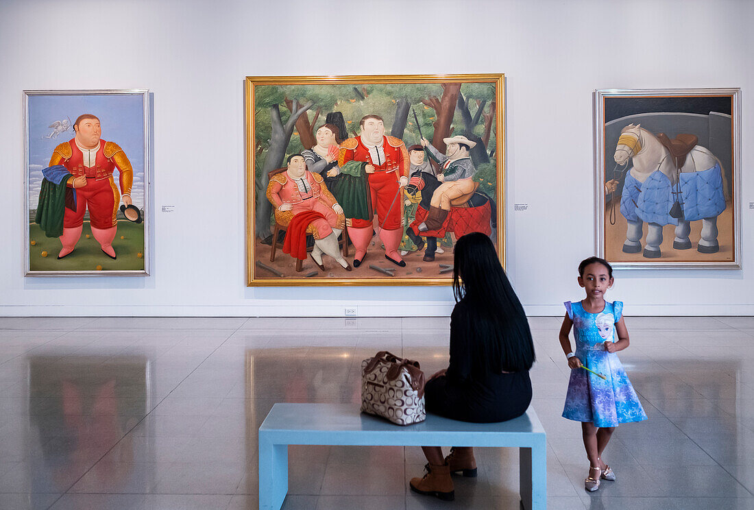 Paintings by Fernando Botero, Antioquia Museum, Museo de Antioquia, Medellín, Colombia