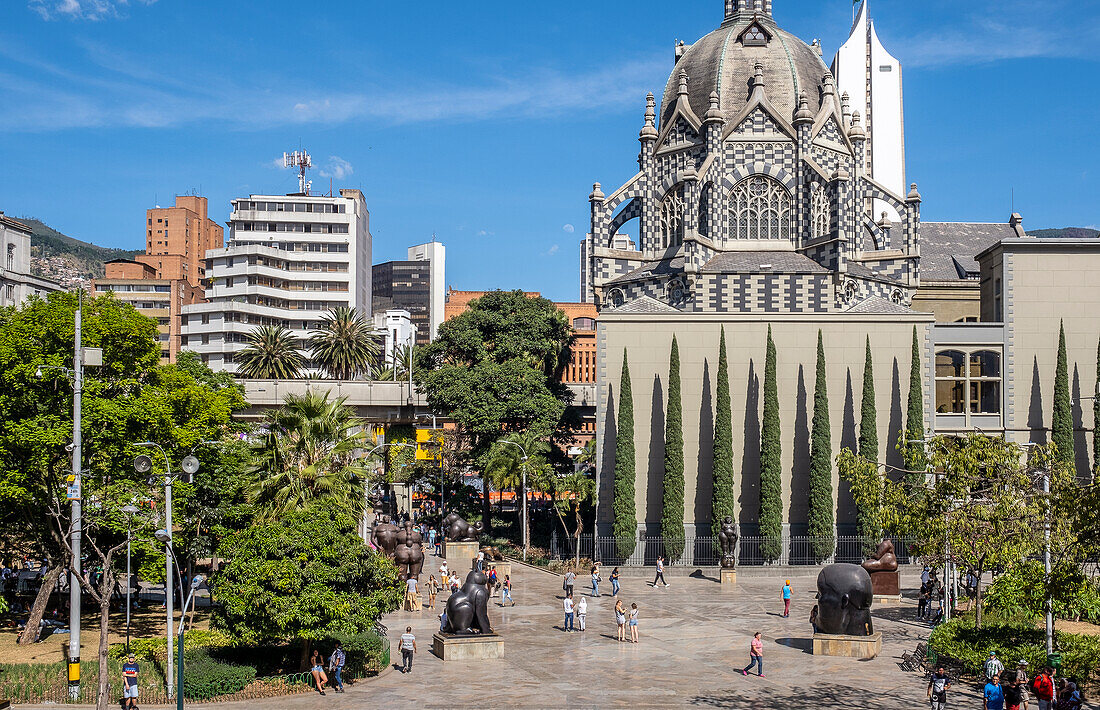 Plaza Botero, Botero-Platz, Medellín, Kolumbien