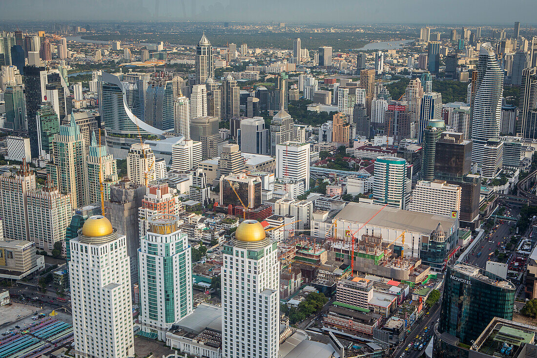 Skyline von Bangkok, Stadtzentrum, Thailand