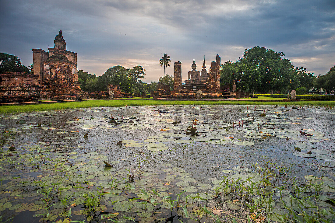 Wat Mahathat, Historischer Park von Sukhothai, Sukhothai, Thailand