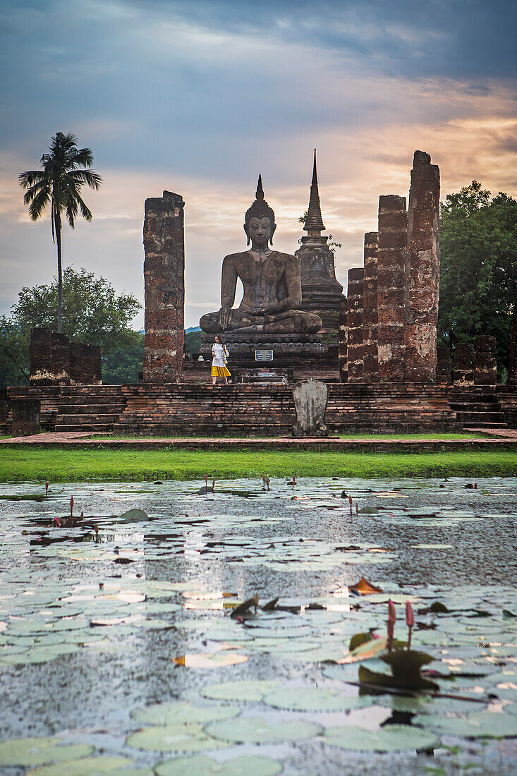 Wat Mahathat, Historischer Park von Sukhothai, Sukhothai, Thailand