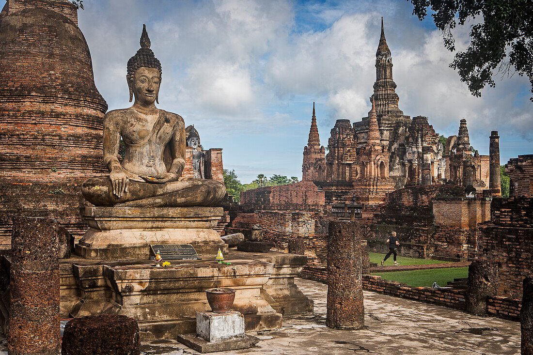 Wat Mahathat, Historischer Park von Sukhothai, Sukhothai, Thailand