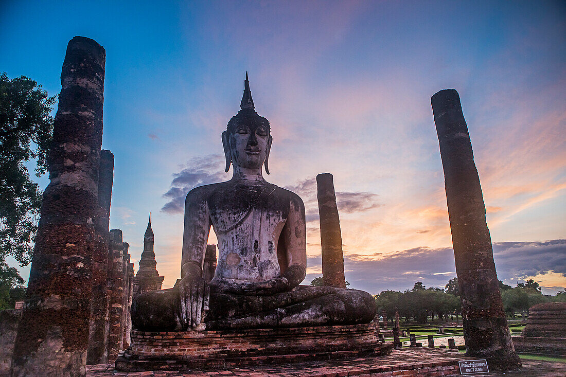 Wat Mahathat, Historischer Park von Sukhothai, Sukhothai, Thailand