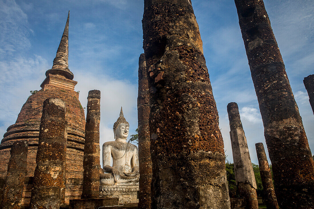 Wat Sa Si, im Historischen Park von Sukhothai, Sukhothai, Thailand