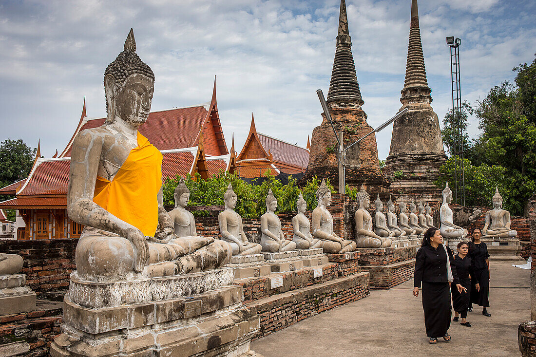 Wat Yai Chai Mongkhon-Tempel, Ayutthaya, Thailand