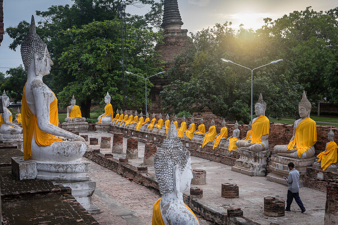 Wat Yai Chai Mongkhon Tempel, Ayutthaya, Thailand