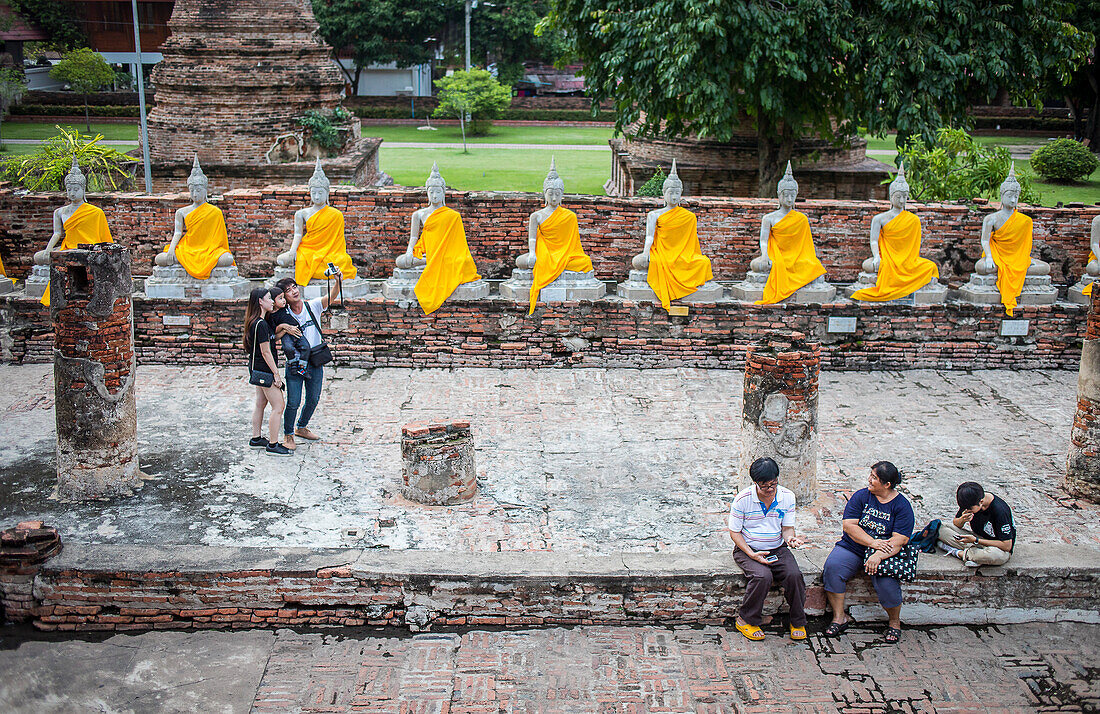 Wat Yai Chai Mongkhon Tempel, Ayutthaya, Thailand