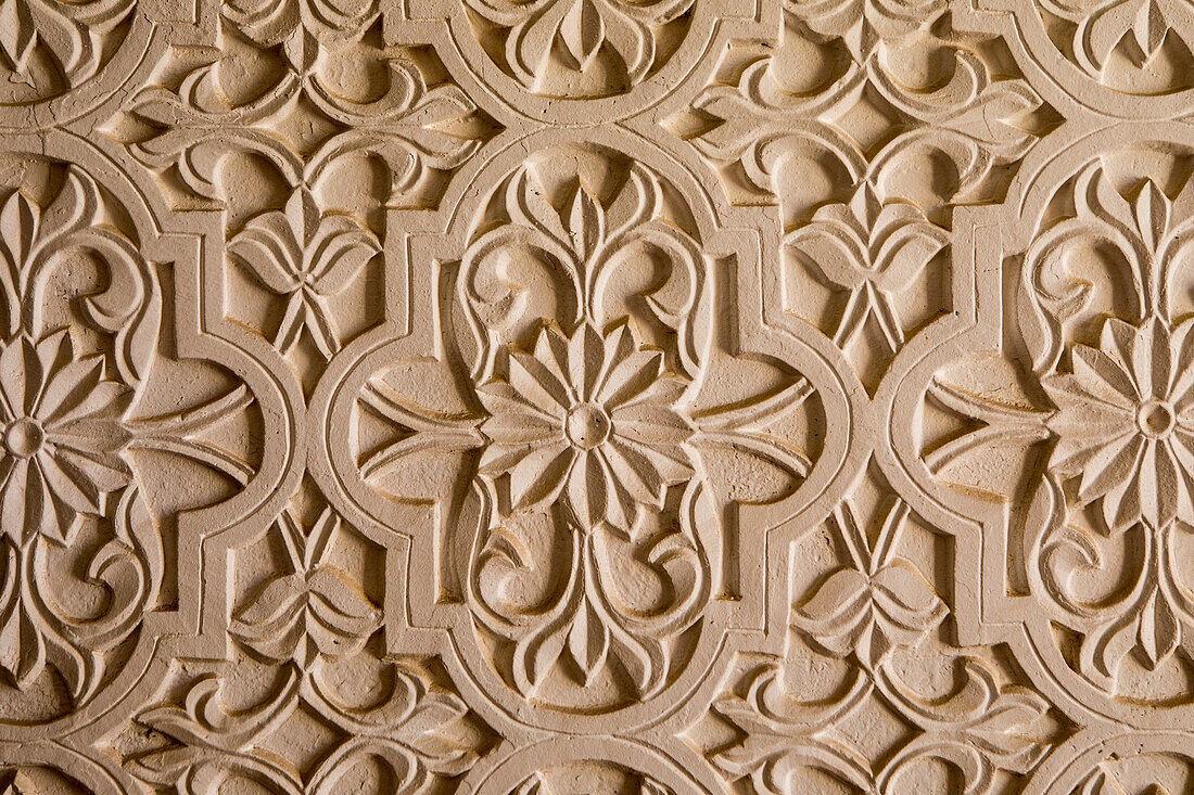 Detail, wall, Ornamentation of Kuhna Ark, Khiva, Uzbekistan