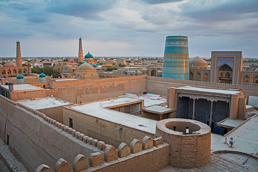 Skyline of Khiva, Uzbekistan