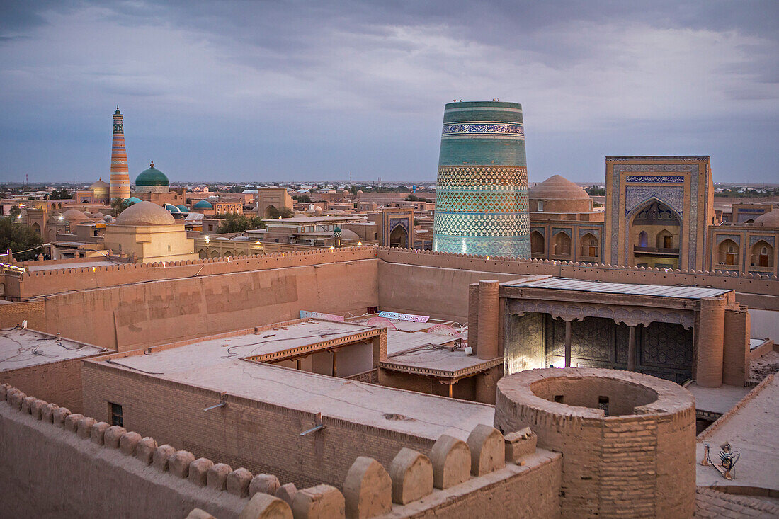 Skyline von Chiwa, Usbekistan