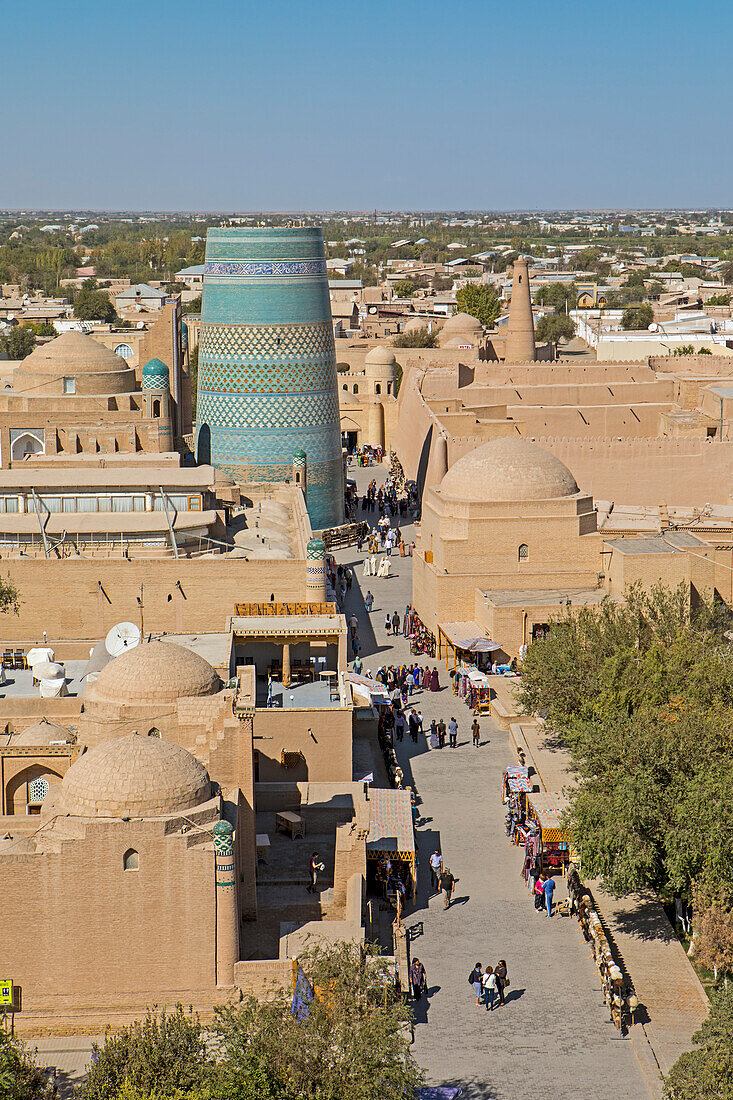 Skyline, Khiva, Uzbekistan