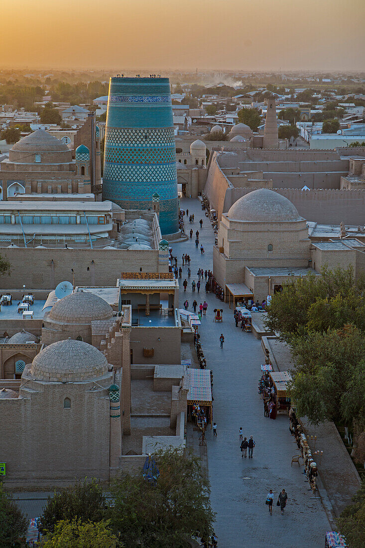 Skyline, Khiva, Uzbekistan