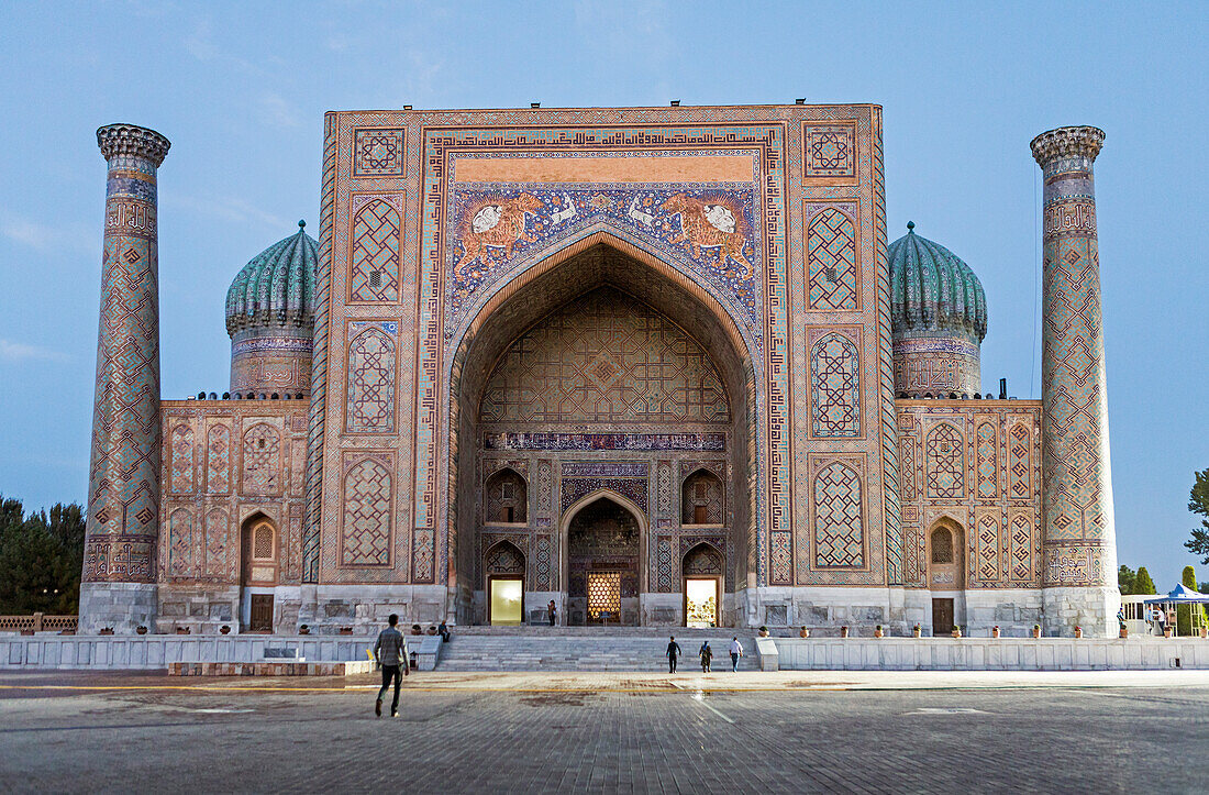 Sher Dor Medressa, Registan, Samarkand, Usbekistan