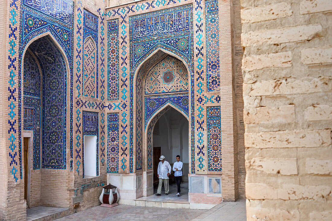 Moschee-Khanqah von Tuman Aqa, Schah-i-Zinda-Komplex, Samarkand, Usbekistan