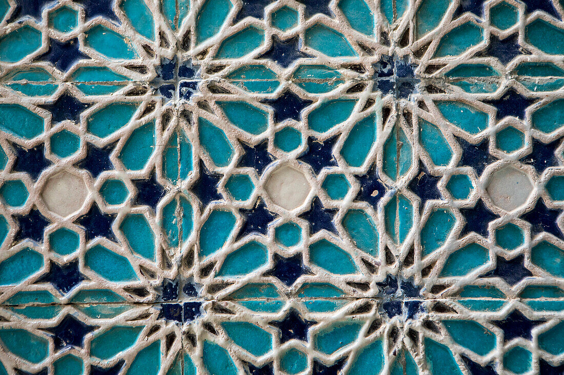 Detail, Verzierung, Amir Buruduq-Mausoleum, Schah-i-Zinda-Komplex, Samarkand, Usbekistan