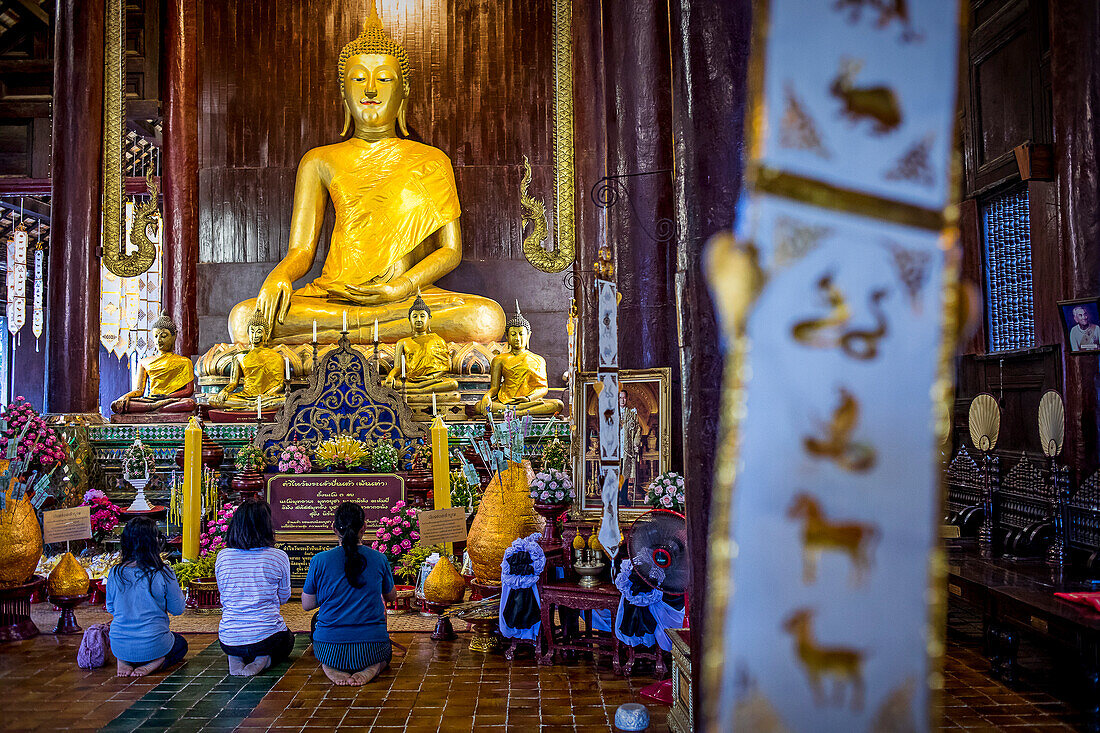 Wat Phan Tao-Tempel, Chiang Mai, Thailand