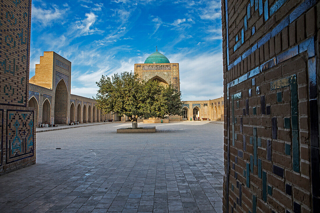 Courtyard of Kalon mosque, Bukhara, Uzbekistan