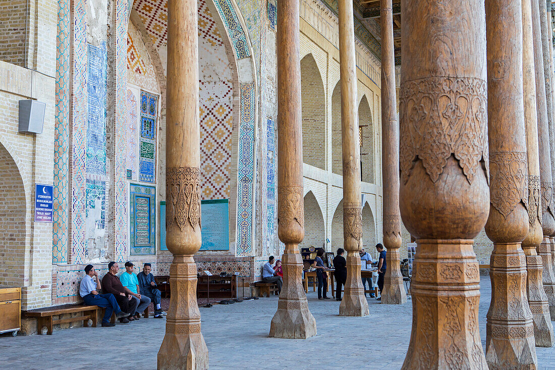 Bolo-Hauz-Moschee, Buchara, Usbekistan