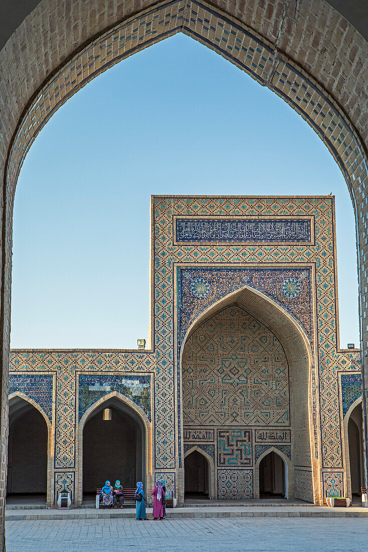 Courtyard of Kalon Mosque, Old Town, Bukhara, Uzbekistan
