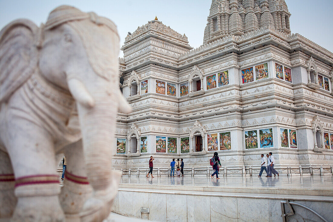 Prem Mandir ( love temple) Temple of Divine Love, Vrindavan, Mathura, Uttar Pradesh, India