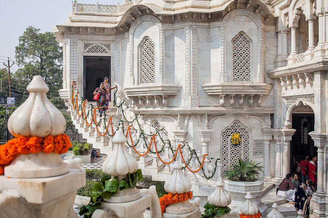 ISKCON-Tempel, Sri Krishna Balaram Mandir, Vrindavan, Mathura, Uttar Pradesh, Indien