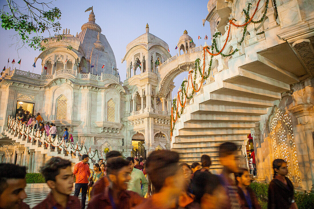 ISKCON temple, Sri Krishna Balaram Mandir,Vrindavan,Mathura, Uttar Pradesh, India