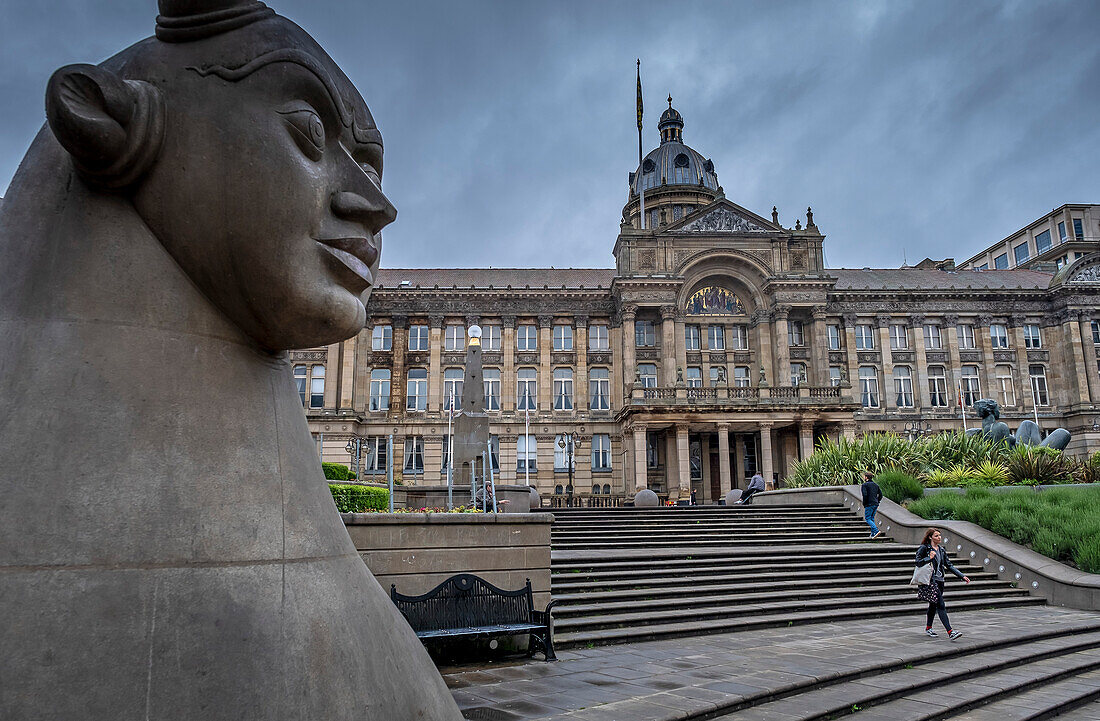 Victoria Square and town hall , Birmingham, England