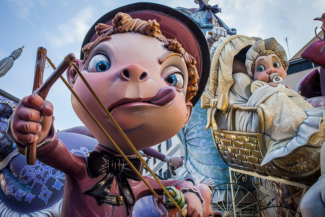 Falla Na Jordana, Fallas festival,Valencia,Spain