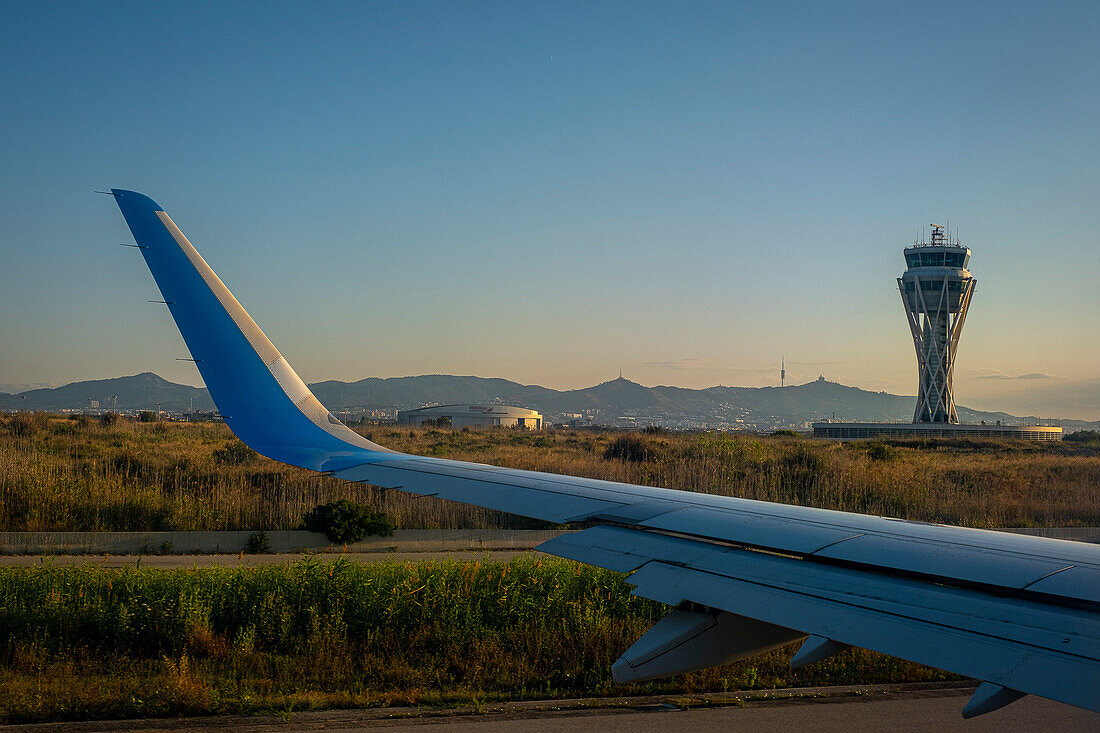 El Prat Airport in Barcelona, Spain