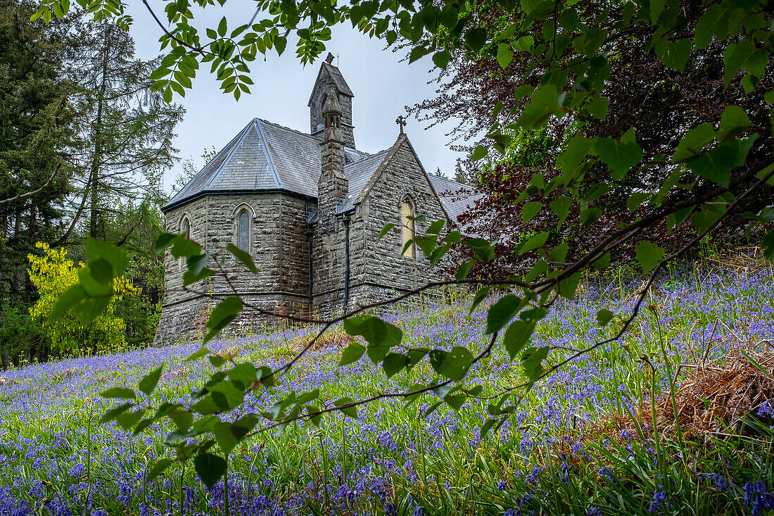 Nantgwyllt-Kirche im Elan-Tal, Powys, Wales