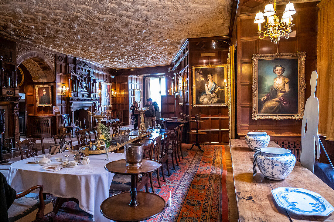 Interior, Powis castle, Wales