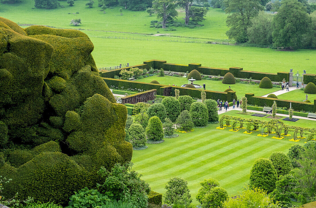 Garten von Schloss Powis, Wales