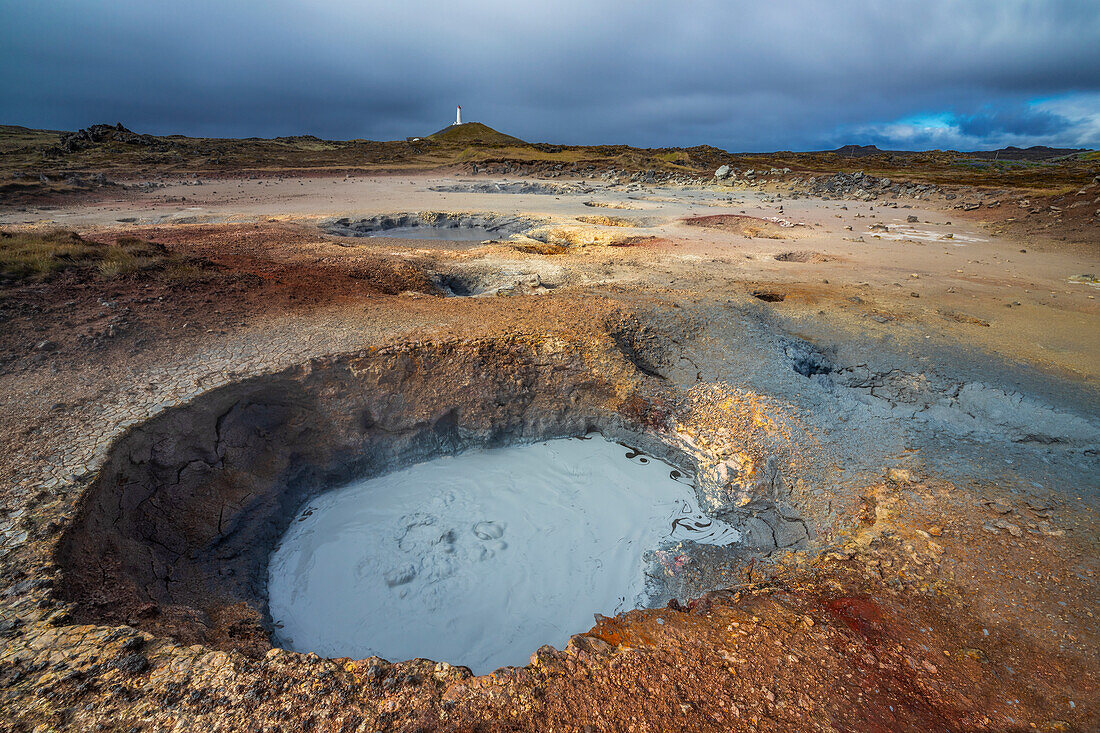 Gunnuhver heiße Quellen, Grindavik, Halbinsel Reykjanes, Island, Nordeuropa