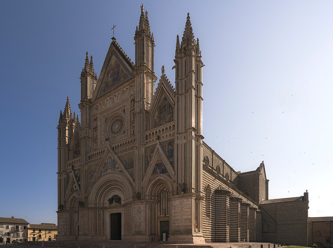 Dom von Orvieto (Duomo di Orvieto) Orvieto, Provinz Terni, Umbrien, Italien, Europa