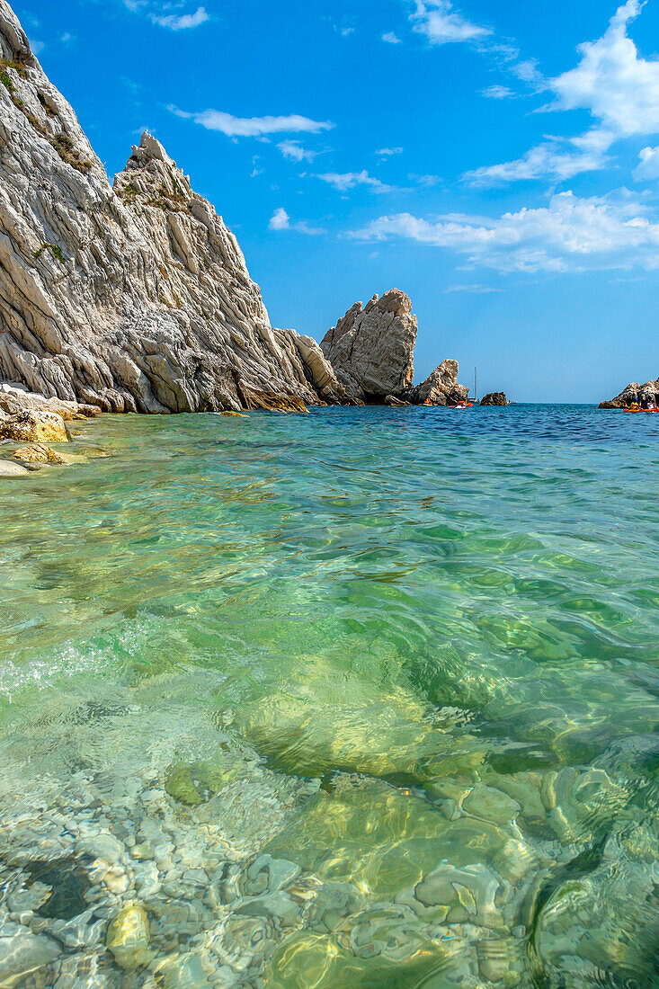 Two sisters (due Sorelle) beach, Conero, Marche, Italy