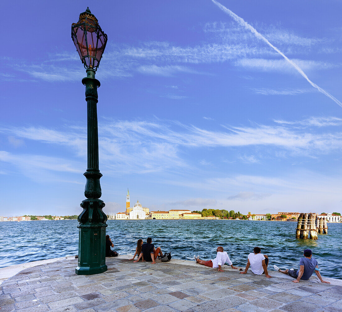 Lantern at the Punta della Dogana, Veneto, Venice, Italy, Europe, Europa, south Europe